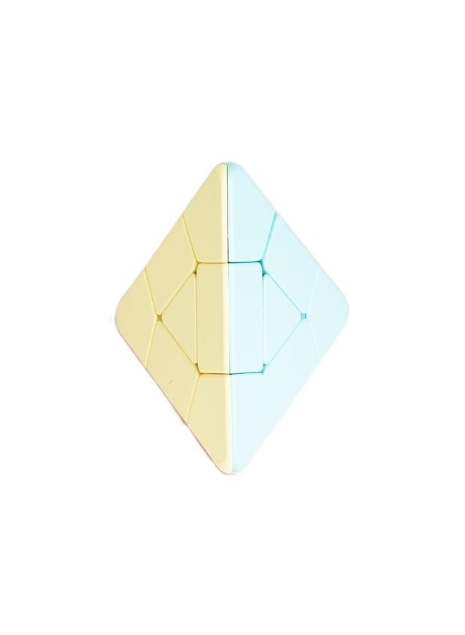 aCADZO Triangle Pyraminx Speed Cube Magic Cube Puzzle Quick Tour Stickerless Soft Durable Educational Learning Puzzle Toy for Children and Adults (Piramide, Pastel) - Image 1
